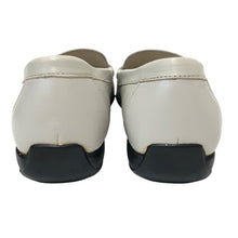 將圖片載入圖庫檢視器 Malena Belloni マレーナ べローニ 型押し ローファー レザー ベージュ 23cm相当【中古】【新品同様】【美品】 レディース