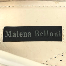 將圖片載入圖庫檢視器 Malena Belloni マレーナ べローニ 型押し ローファー レザー ベージュ 23cm相当【中古】【新品同様】【美品】 レディース