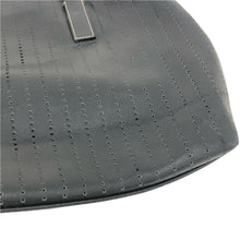 画像をギャラリービューアに読み込む, PRADA プラダ 三角ロゴプレート トートバッグ パンチングレザー ブラック【中古】 レディース