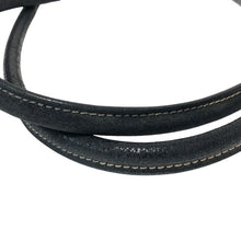 画像をギャラリービューアに読み込む, PRADA プラダ 三角ロゴプレート トートバッグ パンチングレザー ブラック【中古】 レディース