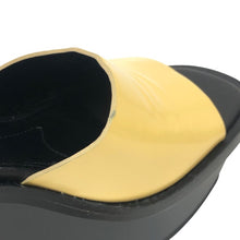 將圖片載入圖庫檢視器 MARNI マルニ ウェッジソール プラットフォーム バイカラー サンダル ラバー/レザー イエロー ブラック 26cm相当【中古】【新品同様】【美品】レディース