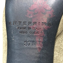 画像をギャラリービューアに読み込む, ANTEPRIMA アンテプリマ ショート ブーツ スウェード/ニット ダスティグリーン 24-24.5cm相当【中古】【新品同様】【美品】レディース