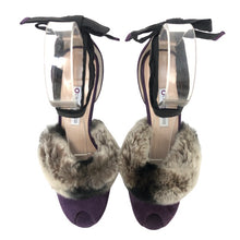 画像をギャラリービューアに読み込む, L'AUTRE CHOSE ロートレショーズ パンプス スウェード/ファー パープル 24-24.5cm相当【中古】【新品同様】【美品】 レディース