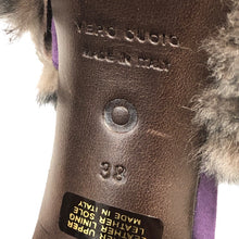 画像をギャラリービューアに読み込む, L'AUTRE CHOSE ロートレショーズ パンプス スウェード/ファー パープル 24-24.5cm相当【中古】【新品同様】【美品】 レディース