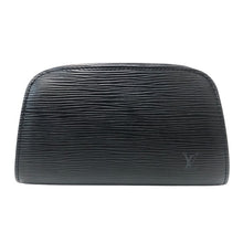 画像をギャラリービューアに読み込む, LOUIS VUITTON ルイ・ヴィトン 小物入れ ドーフィーヌPM M48442 ポーチ エピレザー ノワール【中古】 レディース
