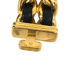 画像をギャラリービューアに読み込む, CHANEL シャネル プルミエール Mサイズ H0001 腕時計 GP ゴールド クオーツ ブラック文字盤【中古】 レディース