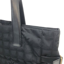 画像をギャラリービューアに読み込む, CHANEL シャネル ニュートラベルライン トートGM ギャランティカード付 ショルダーバッグ A15825 トートバッグ レザー/ナイロンキャンバス ブラック【中古】レディース