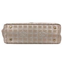 画像をギャラリービューアに読み込む, CHANEL シャネル ニュートラベルライン トートGM ギャランティカード付 ショルダーバッグ A15825 トートバッグ レザー/ナイロンキャンバス ベージュ【中古】レディース