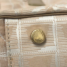 画像をギャラリービューアに読み込む, CHANEL シャネル ニュートラベルライン トートGM ギャランティカード付 ショルダーバッグ A15825 トートバッグ レザー/ナイロンキャンバス ベージュ【中古】レディース