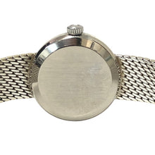 이미지를 갤러리 뷰어에 로드 , OMEGA オメガ カットガラス アンティーク 17mm 7205 腕時計 K18ホワイトゴールド 手巻き シルバー文字盤【中古】 レディース