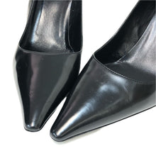 画像をギャラリービューアに読み込む, PRADA プラダ ポインテッドトゥ ハイヒール パンプス エナメル ブラック 24.5cm相当【中古】 レディース