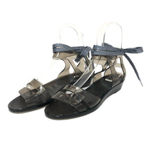 画像をギャラリービューアに読み込む, SEE BY CHLOE シーバイクロエ ストラップ レースアップ サンダル ラバー ブラック 24.5cm相当【中古】【新品同様】【美品】レディース