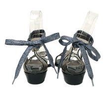 画像をギャラリービューアに読み込む, SEE BY CHLOE シーバイクロエ ストラップ レースアップ サンダル ラバー ブラック 24.5cm相当【中古】【新品同様】【美品】レディース