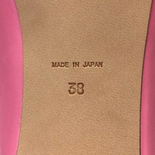 이미지를 갤러리 뷰어에 로드 , UNITED ARROWS ユナイテッドアローズ ポインテッド スクエア NAOKO TSUJI 辻直子 別注 パンプス レザー ピンク 25cm相当【中古】【新品同様】【美品】レディース