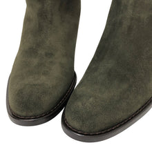 画像をギャラリービューアに読み込む, STARIONI スタリオーニ ニーハイ ブーツ スウェード カーキ サイズ38 24.5cm相当【中古】【新品同様】【美品】レディース