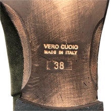 画像をギャラリービューアに読み込む, STARIONI スタリオーニ ニーハイ ブーツ スウェード カーキ サイズ38 24.5cm相当【中古】【新品同様】【美品】レディース