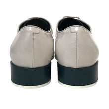画像をギャラリービューアに読み込む, TOD’S トッズ レースアップシューズ バイカラー エナメル/パテントレザー グリーン ベージュ サイズ38.5(25.5cm相当)【中古】【新品同様】【美品】レディース