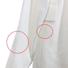 画像をギャラリービューアに読み込む, Theyskens' Theory ティスケンス セオリー 4104107 テーラードジャケット レーヨン ホワイト L相当【中古】【新品同様】【美品】レディース