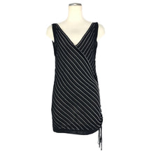 이미지를 갤러리 뷰어에 로드 , MAX MARA マックスマーラ チュニック ドローストリング タンクトップ/ビスコース ブラック ホワイト L-XL相当【中古】 レディース