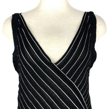 이미지를 갤러리 뷰어에 로드 , MAX MARA マックスマーラ チュニック ドローストリング タンクトップ/ビスコース ブラック ホワイト L-XL相当【中古】 レディース