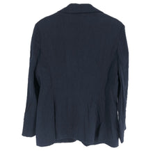 이미지를 갤러리 뷰어에 로드 , SCAPA スキャパ テーラードジャケット 麻・リネン/レーヨン ネイビー L相当【中古】 レディース