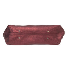 画像をギャラリービューアに読み込む, TIFFANY&Co. ティファニー ポーチ付 リバーシブル トートバッグ スウェード/メタリックレザー レッド【中古】 ユニセックス