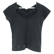 画像をギャラリービューアに読み込む, ISSEY MIYAKE A-POC INSIDE イッセイミヤケ エイポック インサイド 半袖 IM41KK722 カットソー ブラック M相当【中古】レディース
