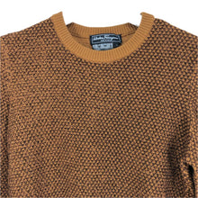 画像をギャラリービューアに読み込む, Salvatore Ferragamo サルヴァトーレフェラガモ ラメ入り セーター ニット/ウール ブラウン系 13号(LL)相当【中古】 レディース