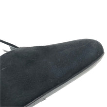 画像をギャラリービューアに読み込む, Salvatore Ferragamo フェラガモ アンクルストラップ チャンキーヒール パンプス スウェード ブラック 9cmヒール サイズ7.5(24.5cm相当)【中古】 レディース