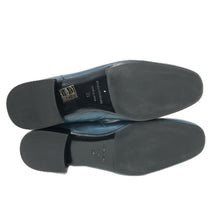 画像をギャラリービューアに読み込む, FABIO RUSCONI ファビオルスコーニ ビット付 スクエアトゥ ショートブーツ レザー ブルー ローヒール サイズ39(25.5-26cm相当)【中古】【新品同様】【美品】レディース