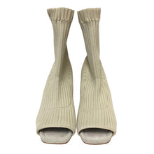 画像をギャラリービューアに読み込む, FRAY I.D フレイアイディー オープントゥ ニットブーツ アイボリー 24.5cm相当【中古】 レディース