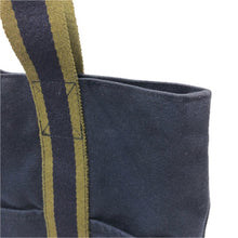 画像をギャラリービューアに読み込む, HERMES エルメス フールトゥ カバス トートバッグ キャンバス ネイビー【中古】 ユニセックス