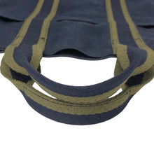 画像をギャラリービューアに読み込む, HERMES エルメス フールトゥ カバス トートバッグ キャンバス ネイビー【中古】 ユニセックス