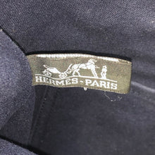画像をギャラリービューアに読み込む, HERMES エルメス フールトゥ カバス トートバッグ キャンバス ネイビー【中古】 ユニセックス