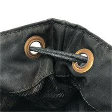 画像をギャラリービューアに読み込む, PRADA プラダ キルティング 三角ロゴ リュック・デイパック ナイロン ブラック【中古】 レディース