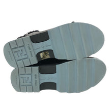 画像をギャラリービューアに読み込む, FENDI フェンディ 8T6826 ブーツ ムートン/レザー ブラック 4.5cmヒール サイズ39(26cm相当)【中古】レディース