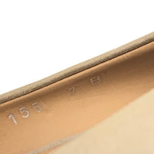 画像をギャラリービューアに読み込む, Salvatore Ferragamo フェラガモ ポインテッドトゥ パンプス スウェード グレージュ 6cmヒール サイズ7(24cm相当)【中古】【美品】レディース