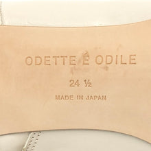 將圖片載入圖庫檢視器 ODETTE E ODILE オデット エ オディール ジップアップ ショートブーツ レザー ベージュ 4.5cmヒール 24.5cm【中古】レディース