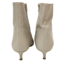 將圖片載入圖庫檢視器 ODETTE E ODILE オデット エ オディール ジップアップ ショートブーツ レザー ベージュ 4.5cmヒール 24.5cm【中古】レディース