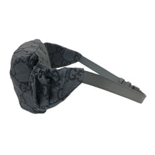 画像をギャラリービューアに読み込む, GUCCI グッチ GGロゴ ロゴ刺しゅう 767934 ボディバッグ レザー GGリサイクルポリエステル グレー【中古】【新品同様】【美品】メンズ