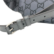 画像をギャラリービューアに読み込む, GUCCI グッチ GGロゴ ロゴ刺しゅう 767934 ボディバッグ レザー GGリサイクルポリエステル グレー【中古】【新品同様】【美品】メンズ