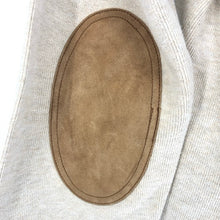 画像をギャラリービューアに読み込む, POLO RALPH LAUREN ポロ・ラルフローレン ショールカラー スウェットトレーナー エルボーパッチ ポニーロゴ刺しゅう コットン ベージュ L相当【中古】 メンズ