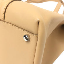 画像をギャラリービューアに読み込む, CARTIER カルティエ カボション トートバッグ レザー ベージュ【中古】【美品】レディース