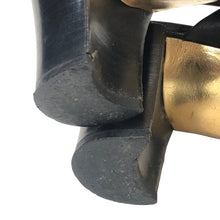 画像をギャラリービューアに読み込む, Salvatore Ferragamo フェラガモ トングサンダル レザー ブラック 7cmヒール サイズ8.5(25.5cm相当)【中古】 レディース 大きいサイズ