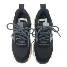 画像をギャラリービューアに読み込む, DIESEL ディーゼル S-HERBY LOW 厚底 ダッドスニーカー スウェード×メッシュ ブラック 24.5cm【中古】 レディース