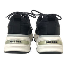 画像をギャラリービューアに読み込む, DIESEL ディーゼル S-HERBY LOW 厚底 ダッドスニーカー スウェード×メッシュ ブラック 24.5cm【中古】 レディース