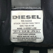 画像をギャラリービューアに読み込む, DIESEL ディーゼル S-HERBY LOW 厚底 ダッドスニーカー スウェード×メッシュ ブラック 24.5cm【中古】 レディース
