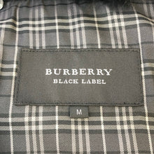 画像をギャラリービューアに読み込む, BURBERRY BLACK LABEL バーバリーブラックレーベル ダウンコート ウエストベルト D1F54-255-D9 ブラック Mサイズ【中古】 メンズ