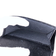 画像をギャラリービューアに読み込む, CHANEL シャネル ミニ三つ折り財布 AP0230 マトラッセ キャビアスキン ゴールド金具 ブラック【中古】【新品同様】【美品】レディース