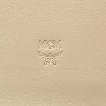画像をギャラリービューアに読み込む, MCM エムシーエム チェーンウォレット Travia ヴィセトス レザーミックス ベージュ×ブラウン クロスボディ対応【中古】【美品】レディース